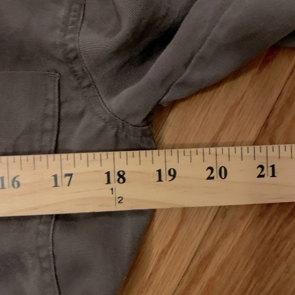 Club Monaco utility jumpsuit size 6 gray belted designer FLAWED* AS IS - Picture 7 of 13